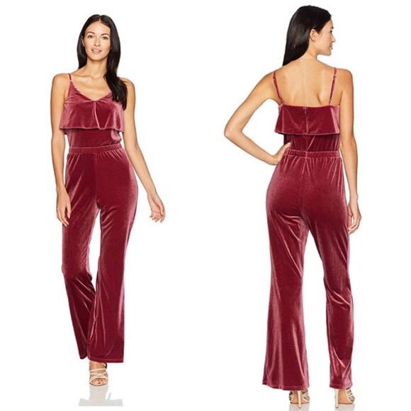 JACK by BB Dakota Bert Velvet Jumpsuit - Picture 1 of 4